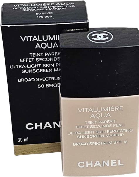 vitalumiere chanel 50|chanel vitalumiere aqua discontinued.